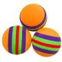 PET SHOW 15pcs 1.4” Cat Toy Balls Interactive EVA Soft Foam Colorful Rainbow Kitten Toys Ball for Small Dogs Puppies Puppy Quiet Indoor Outdoor Play Activity Chase Training