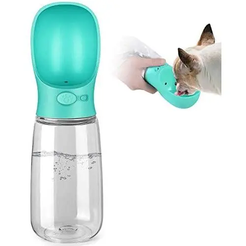 pedy Dog Water Bottle, Pet Travel Water Bottle with ABS Food Grade Small Dog Travel Outdoor Water Drinking Bottle