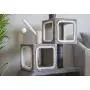 ZEZE Icelander Modern Style Multiple Steps CAT Tree(Scratching Post/Cat House/Activity Center/Cat Perch/Cat Towers/Climbing Tree) Gifts for Your Loving Pets/Halloween/Thanksgiving/Christmas ZEZE Icelander Modern Style Multiple Steps CAT Tree(Scratching Post/Cat House/Activity Center/Cat Perch/Cat Towers/Climbing Tree) Gifts for Your Loving Pets/Halloween/Thanksgiving/Christmas