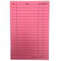 Pet, Dog, Cat Grooming Customer Client Clip Cards (100 Pack Thick 4 X 6 inch Profile Kennel Record Care Service Card) … (Cherry)