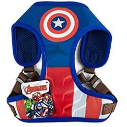 Marvel Comics Captain America Superhero Dog Harness for Large Dogs