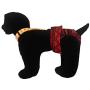 Barkertime Dog Diaper Suspender - Lemon Stripes Adjustable Suspender to Keep Dog Diapers On