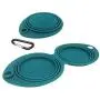 Portable Silicone Collapsible Dog Bowls and Dog Poop Bags Dispenser with 5 roll (100 pcs) Strong Plastic Bags and D-Ring Portable Silicone Collapsible Dog Bowls and Dog Poop Bags Dispenser with 5 roll (100 pcs) Strong Plastic Bags and D-Ring