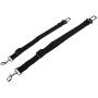 Tinksky 2pcs Adjustable Pet Dog Cat Safety Leads Car Vehicle Seat Belt Harness Seatbelt, Made from Nylon - Black