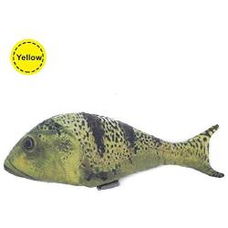 Sarahair Pet Cat Catnip Toy, Pet Cat Kitten Interactive Plush Mint Fish Toy Gift
