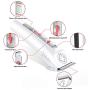 Brobantle Dog Grooming Clippers Professional Low Noise Cordless Dog Clippers with 2 Titanium Alloy Blades Pet Hair Trimmer Kit Rechargeable Shaving Tool for Cats Dogs and Other Animals-White