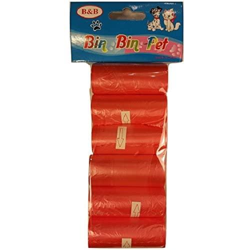 PlacerMe Pet Dog Waste Poop Refill Bags 6 Rolls 90 Clean Bags