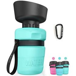 lesotc Pet Water Bottle for Dogs, Dog Water Bottle Foldable, Dog Travel Water Bottle, Dog Water Dispenser, Lightweight & Convenient for Travel BPA Free