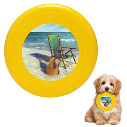 Pet Frisbee Flying Disc Dog Toy - Multifunction Martin Goes to The Beach Andrew King