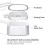 Gelible Pet Water Bowl Dispenser No-Spill,Slow Water Floating Feeder Bowl, Travel Carried Dog Clear Water Bowl
