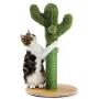 Made4Pets Cactus Cat Scratching Post with Natural Sisal Ropes, Cat Scratcher for Cats and Kittens