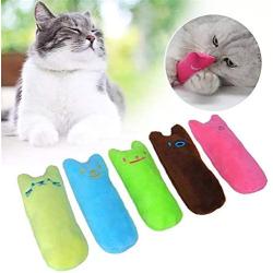 IMIFUN Teeth Grinding Catnip Toys Funny Interactive Plush Cat Toy Pet Kitten Chewing Vocal Toy Claws Thumb Bite Cat Mint for Cats hot