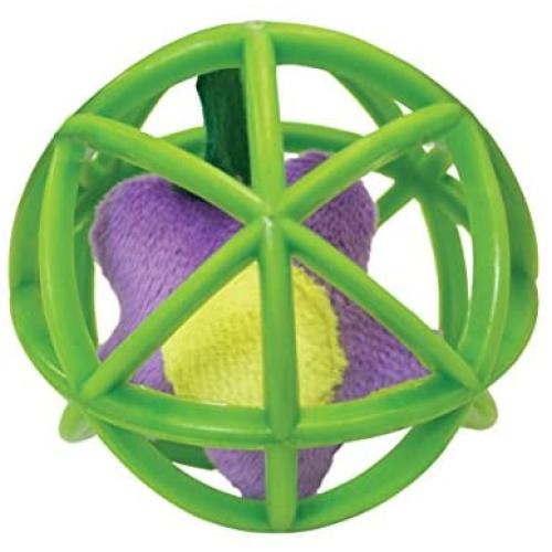 OurPets Flower in Cage, Petal Pusher Cat Toy