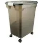 IRIS Premium Airtight Pet Food Storage Container, Smoke IRIS Premium Airtight Pet Food Storage Container, Smoke