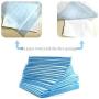 90GJ Dog Urine pad pet Diaper Sanitary pad Thickening Deodorant Teddy Diaper cat Urine pad Absorbent pad Dog Training pad 100 Piece S Code 3345cm Blue