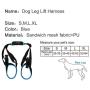 RC GearPro Dog Lift Harness for Back Legs, Pet Support Sling Help Weak Legs Stand Up Injured Disabled Arthritis ACL Joint Pain Elderly