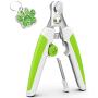 TINMARDA Dog Nail Clippers and Trimmers with Safety Guard to Avoid Over Cutting Nails, Razor Sharp Blades, Sturdy Non Slip Handles, Professional Pet Grooming Tool for Large and Medium Breed