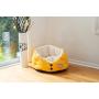 Armarkat Cat Bed Model C75HMB/MH Gold Waffle Texture Poly Blend and White