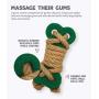 Outward Hound Naturals Dog Toys - All Natural Green Toys for Gentle Play
