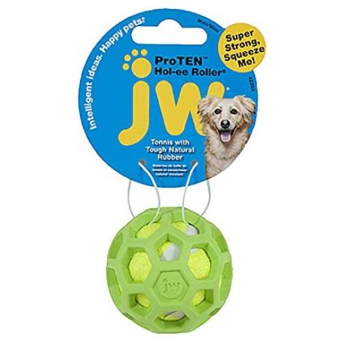 JW Pet Company 42204 Proten Hol-ee Roller Lime Green Tennis Ball, Assorted Colors (Small, Green/Red/Blue) JW Pet Company 42204 Proten Hol-ee Roller Lime Green Tennis Ball, Assorted Colors (Small, Green/Red/Blue)