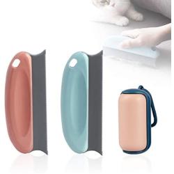 LANMU Pet Hair Remover for Couch, Cat Dog Hair Removal Set, Pet Fur Remover Brush Comb for Cleaning Carpet, Sofa, Furniture, Car Interior (2 Pack)