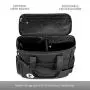 Top Dog Travel Bag - Airline Approved Travel Set for Dogs Stores All Your Dog Accessories - Includes Travel Bag, 2X Food Storage Containers and 2X Collapsible Dog Bowls - Black Top Dog Travel Bag - Airline Approved Travel Set for Dogs Stores All Your Dog Accessories - Includes Travel Bag, 2X Food Storage Containers and 2X Collapsible Dog Bowls - Black
