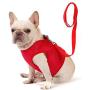MrLYouth No-Pull Adjustable Pet Vest with Handle,Step in Dog Breathable Vest Harness for Small Medium Size Dog for Outdoor Walking,Red