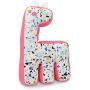 Now House for Pets by Jonathan Adler Canvas Terrazzo Giraffe Chew Toy