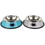 Yasma 2Pcs Cat Bowls Stainless Steel Pet Cat Bowl Kitten Rabbit Cat Dish Bowl with Cute Cats Painted cat Food Dish Easy to Clean Durable Cat Dish for Food and Water (Blue Grey) Yasma 2Pcs Cat Bowls Stainless Steel Pet Cat Bowl Kitten Rabbit Cat Dish Bowl with Cute Cats Painted cat Food Dish Easy to Clean Durable Cat Dish for Food and Water (Blue Grey)