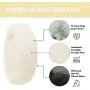 HAITRAL Fluffy Pet Bed- Dog Bed for Small Dogs with Round Donut Shape, Pet Calming Bed for Dogs Cats Rabbit, Warm& Cozy& Machine Washable-23.62 x 23.62 x 1.18 inches, Grey/Dark Grey/White HAITRAL Fluffy Pet Bed- Dog Bed for Small Dogs with Round Donut Shape, Pet Calming Bed for Dogs Cats Rabbit, Warm& Cozy& Machine Washable-23.62 x 23.62 x 1.18 inches, Grey/Dark Grey/White