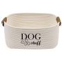Durable Cotton Rope Dog Toy Storage, Large Dog bin, pet Bed, Puppy Toy Box - Perfect for organizing pet Toys, Blankets, leashes, Clothing and Any Doggie Stuff