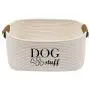 Durable Cotton Rope Dog Toy Storage, Large Dog bin, pet Bed, Puppy Toy Box - Perfect for organizing pet Toys, Blankets, leashes, Clothing and Any Doggie Stuff