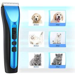 SCOZER Dog Grooming Clippers Kit Low Noise