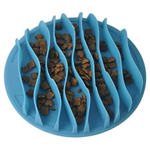 PIVBY Cat Fun Slow Feeder Bowl Interactive Stop Bloat Pet Dogs Bowl Prevent Choking Healthy Non-Toxic