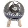 Oteas 24 Inch Pet House Cat Dog Teepee Tent with Cushion Mat for Puppies, Kitten, Rabbits Oteas 24 Inch Pet House Cat Dog Teepee Tent with Cushion Mat for Puppies, Kitten, Rabbits