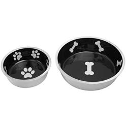 Indipets Super Max Dog Bowl - Heavy Duty Sand Casted Aluminum