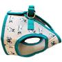 QTpawz French Bull Dog Step in Harness - Easy On Design with Velcro - Perfect for Frenchie Puppies or Smaller Sized French Bull Dogs and Frenchtons