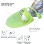 D&I Portable Dog Water Bottle for Walking - Travel Bottles for Dogs with Folding Silicone Leaf Shaped Bowl 20oz