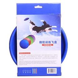 Durable Dog Frisbee Nearly Indestructible Flying Disc Dog Toy, Rubber 100% Guaranteed Tough 3Pack