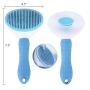 Depets Self Cleaning Slicker Brush, Pet Grooming Shedding Brush for Dogs and Cats - Easy to Remove Loose Undercoat, Pet Massaging Tool Suitable for Pets with Long or Short Hair