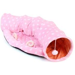 Pet Supplies cat Ring Paper Two-Way Tunnel can accommodate Folding cat Channel Zhiyi cat Toy Drill Bucket