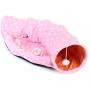 Pet Supplies cat Ring Paper Two-Way Tunnel can accommodate Folding cat Channel Zhiyi cat Toy Drill Bucket