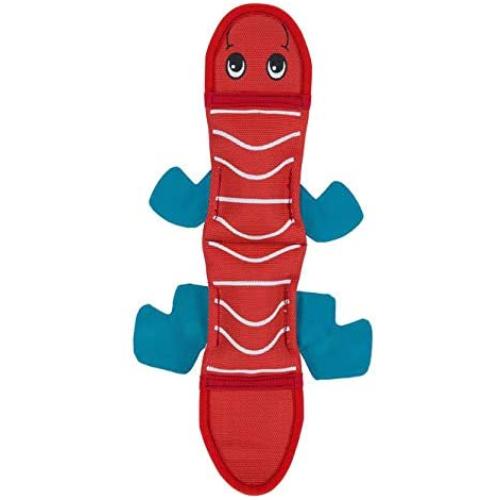 Outward Hound Fire Biterz Durable Real Fire Hose Material Dog Toy with Squeakers