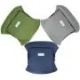 Paw Legend Washable Dog Belly Wrap Diapers for Male Dog (3 Pack,Army,Grey,Navy,X-Large)