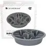 Leashboss Splash Mat, Skyrise Raised Feeder, Slow Bowl - XL Silicone Mat (Gray), Adjustable Elevated Dog Feeder 0 Adjust to 3 Heights, 8'', 11'', 14'', and 2-Cup Slow Bowl for Elevated Feeders Leashboss Splash Mat, Skyrise Raised Feeder, Slow Bowl - XL Silicone Mat (Gray), Adjustable Elevated Dog Feeder 0 Adjust to 3 Heights, 8'', 11'', 14'', and 2-Cup Slow Bowl for Elevated Feeders