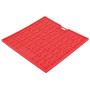 Pet Dog Lick Mat Dog Slow Feeder Pet Calming Mat Anxiety Relief Dog Cat Licking Mat Pet Accessories Puppy Grooming Feeding Outdoor (Color : Red)