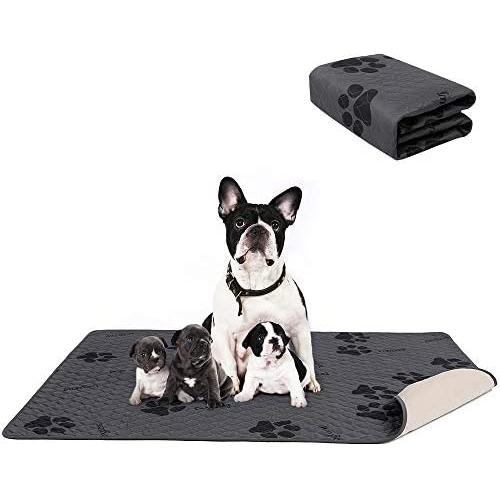amorus Washable Dog Pee Pads, Waterproof Dog Bed Mat, Super Absorption Puppy Pee Pad for Training, Travel, Whelping amorus Washable Dog Pee Pads, Waterproof Dog Bed Mat, Super Absorption Puppy Pee Pad for Training, Travel, Whelping