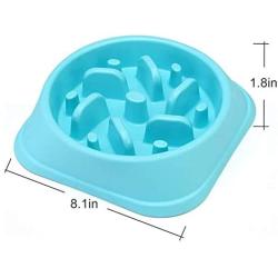 Studyset Slow Feeder Cat Bowl, Pet Puppy Treat Dispenser Dog Puzzle Toy Bowl Interactive Training Games Feeder