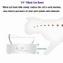 JiangYan-US Cat Bowls Elevated 15° Tilted Cat Food Water Bowls Raised Cat Bowls with Stand Stress-Free Suit for Cats Small Dogs