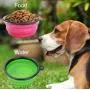 JPs Exchange Collapsible Dog Bowl, Portable and Foldable with Caribiner Clip for Travel (4 Pack) JPs Exchange Collapsible Dog Bowl, Portable and Foldable with Caribiner Clip for Travel (4 Pack)